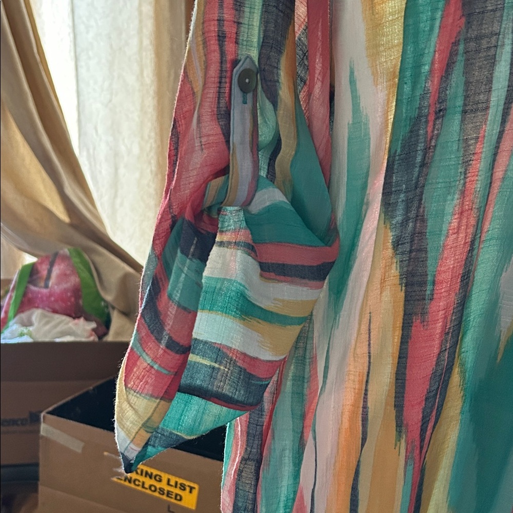 Ruby Rd. Colorful Button-Down Tunic - image 2